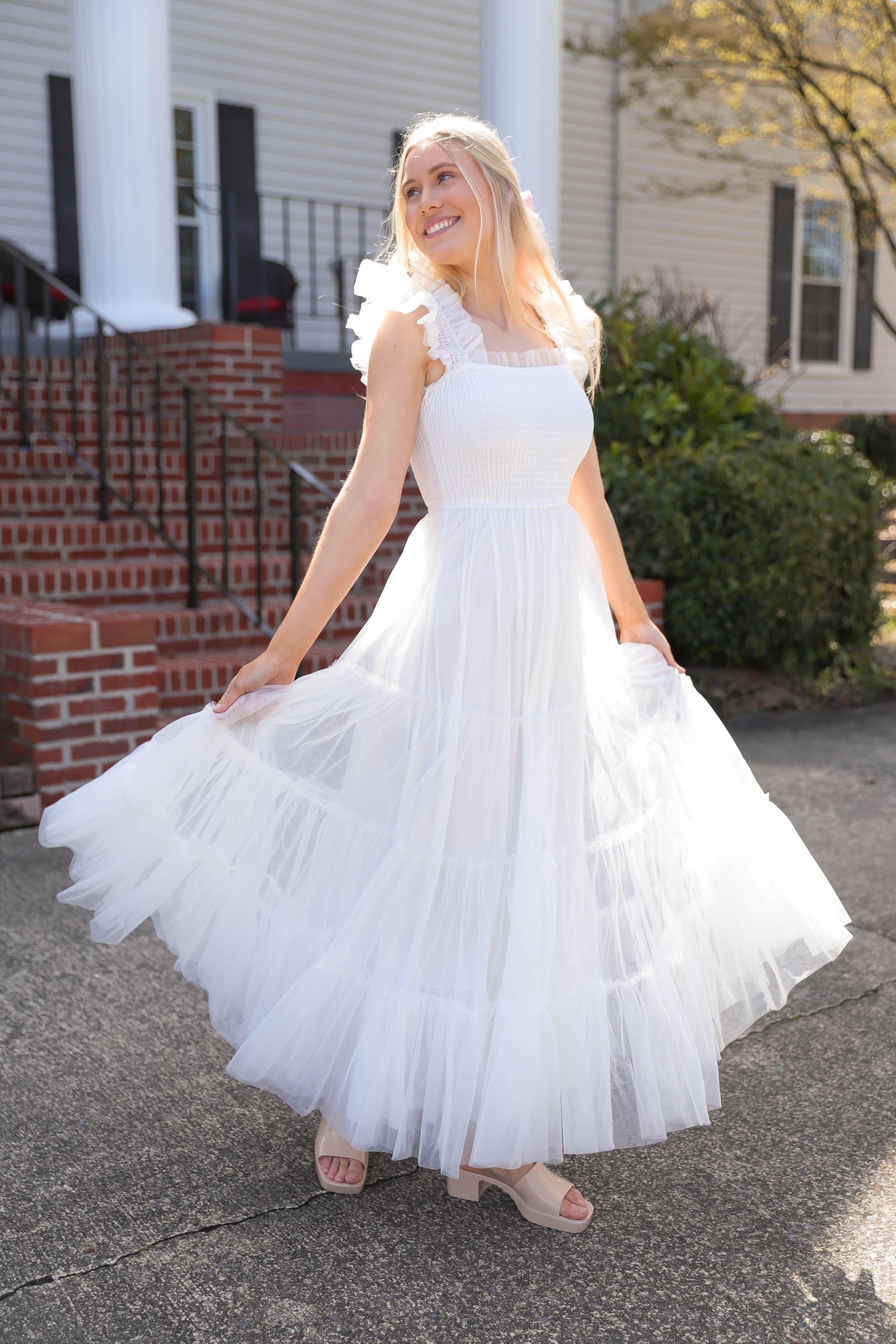 white dress with tulle Women’s Maxi for Big and Just-Because Occasions | Shop Juliana’s 12-18 nautical sets Designed For Joy Red The eye Color:Bubblegum SLK