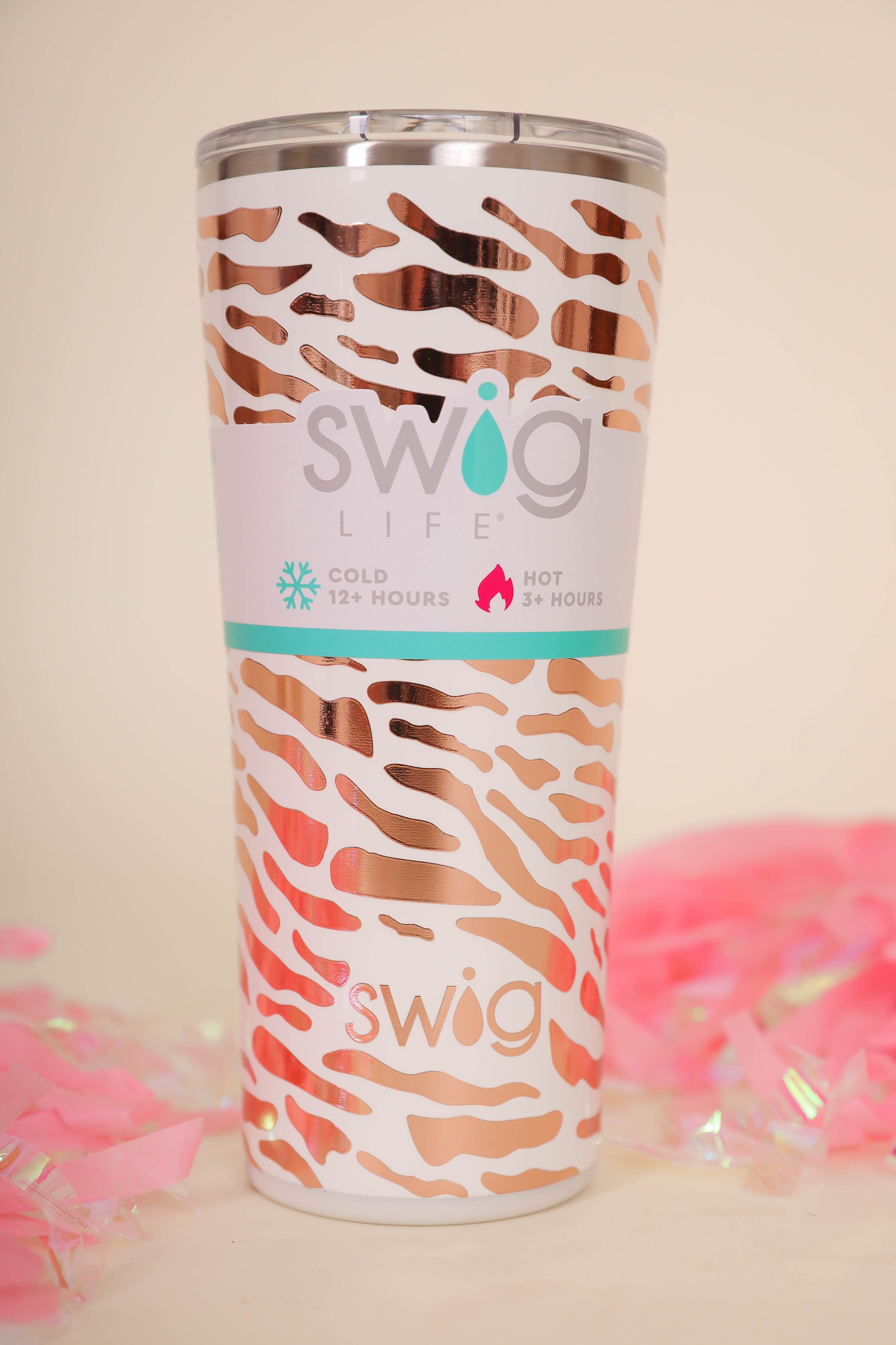 Swig 32 oz Tumbler Hot Pink