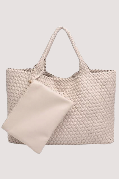 Carry It All Tote Bag-Beige