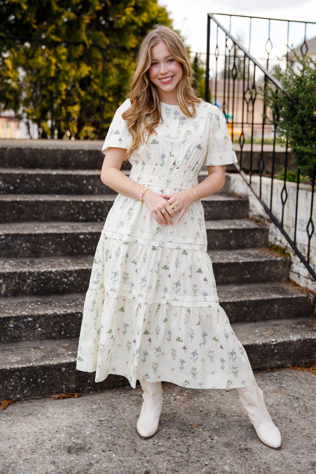With A Smile Midi Dress