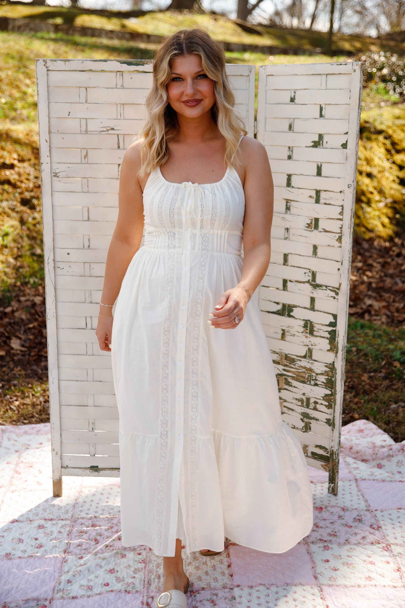 cream lace midi dress Cream Lace Jacquard Long Sleeve Maternity Midi Dress  PinkBlush