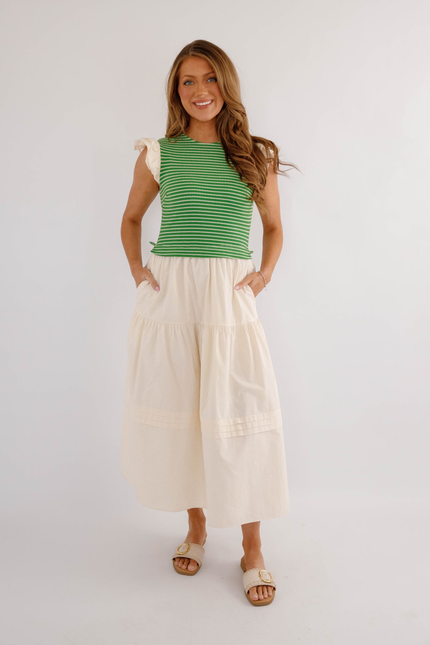 green emerald velvet dress Green Summer Knit Maxi Dress XS main image 1