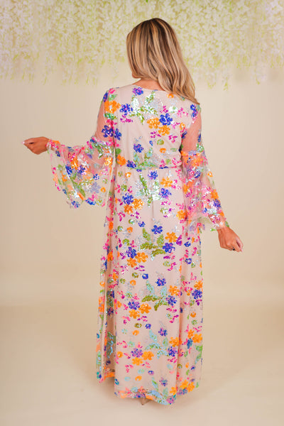 Just Keep Glowing Maxi Dress