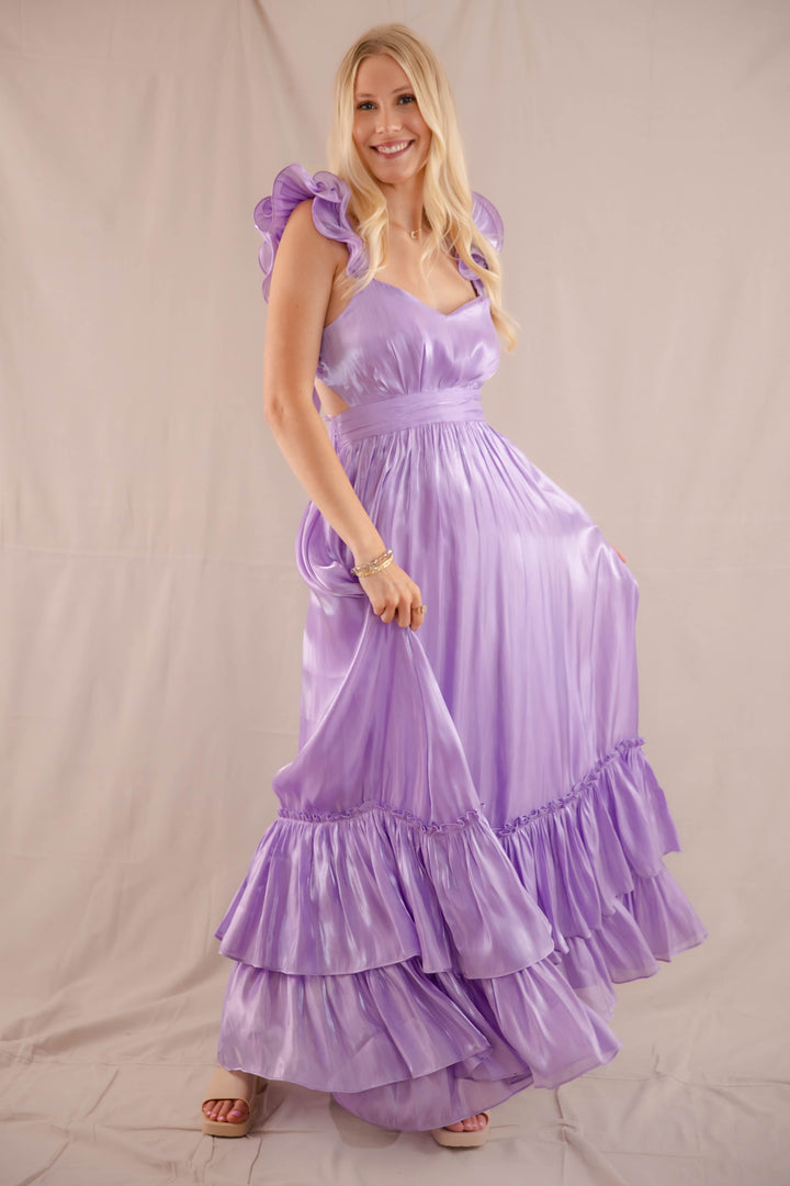 strapless open back dress Queen main image 0