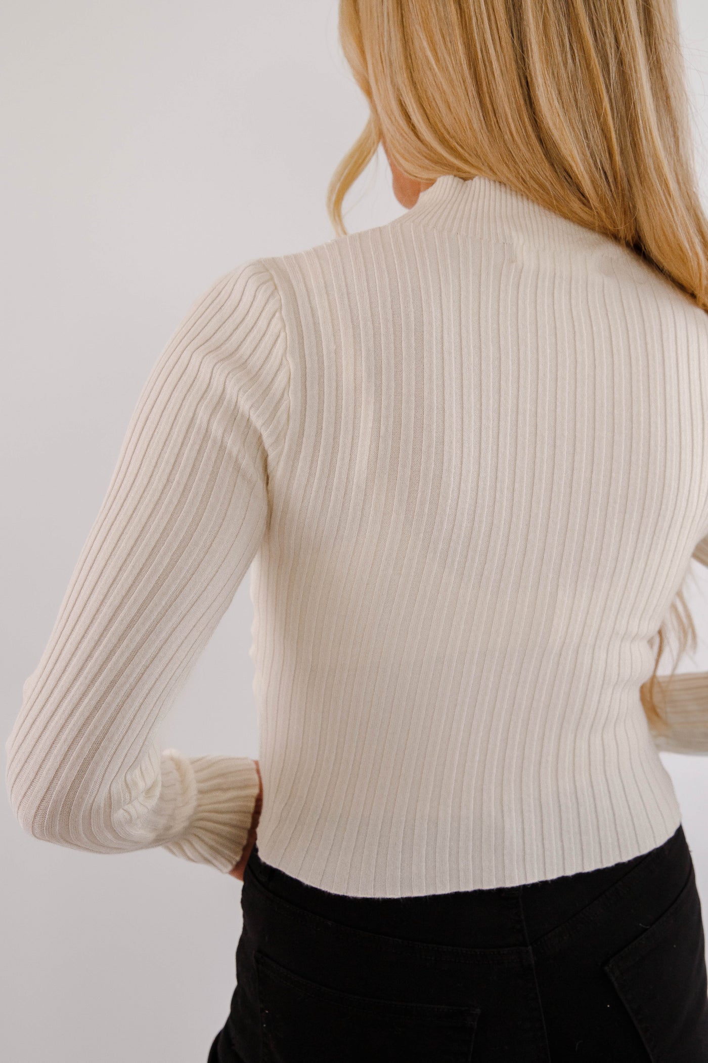 Making New Plans Ribbed Top-Cream