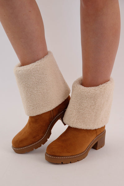 Noelle Fold Over Sherpa Boots