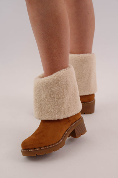 Noelle Fold Over Sherpa Boots
