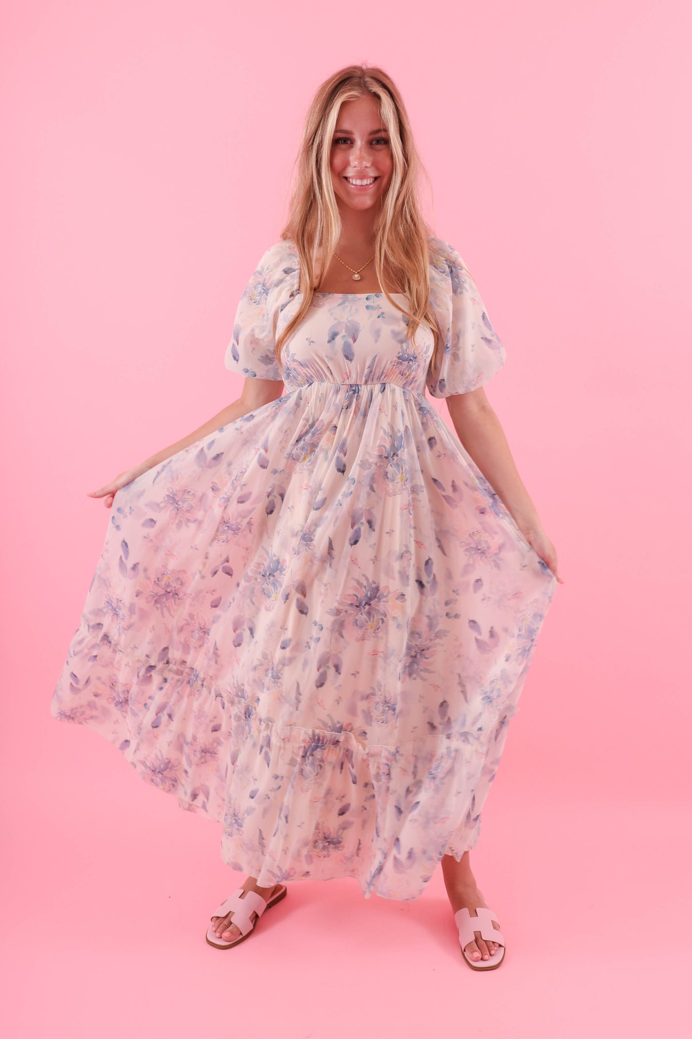 polagram lace dress Polagram Big Rose Print Woven Maxi Dress in Cream/Red 1XL