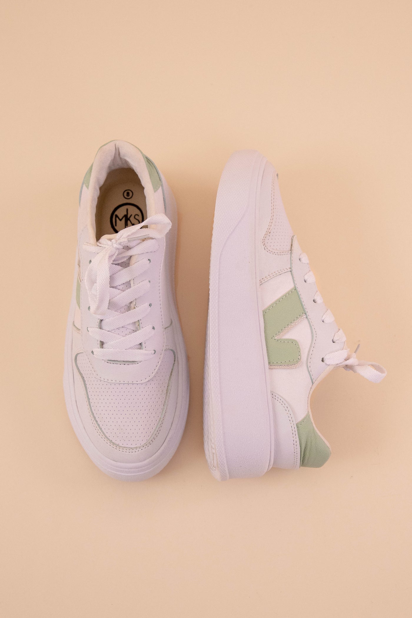 Women's Trendy White Sneakers- V Sneakers- Designer Inspired Sneakers