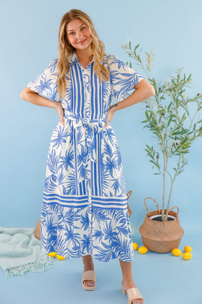 Tropical Travels Midi Dress
