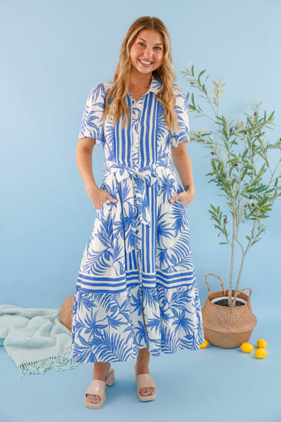Tropical Travels Midi Dress