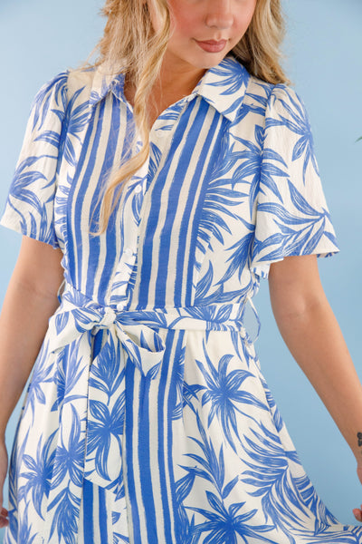 Tropical Travels Midi Dress