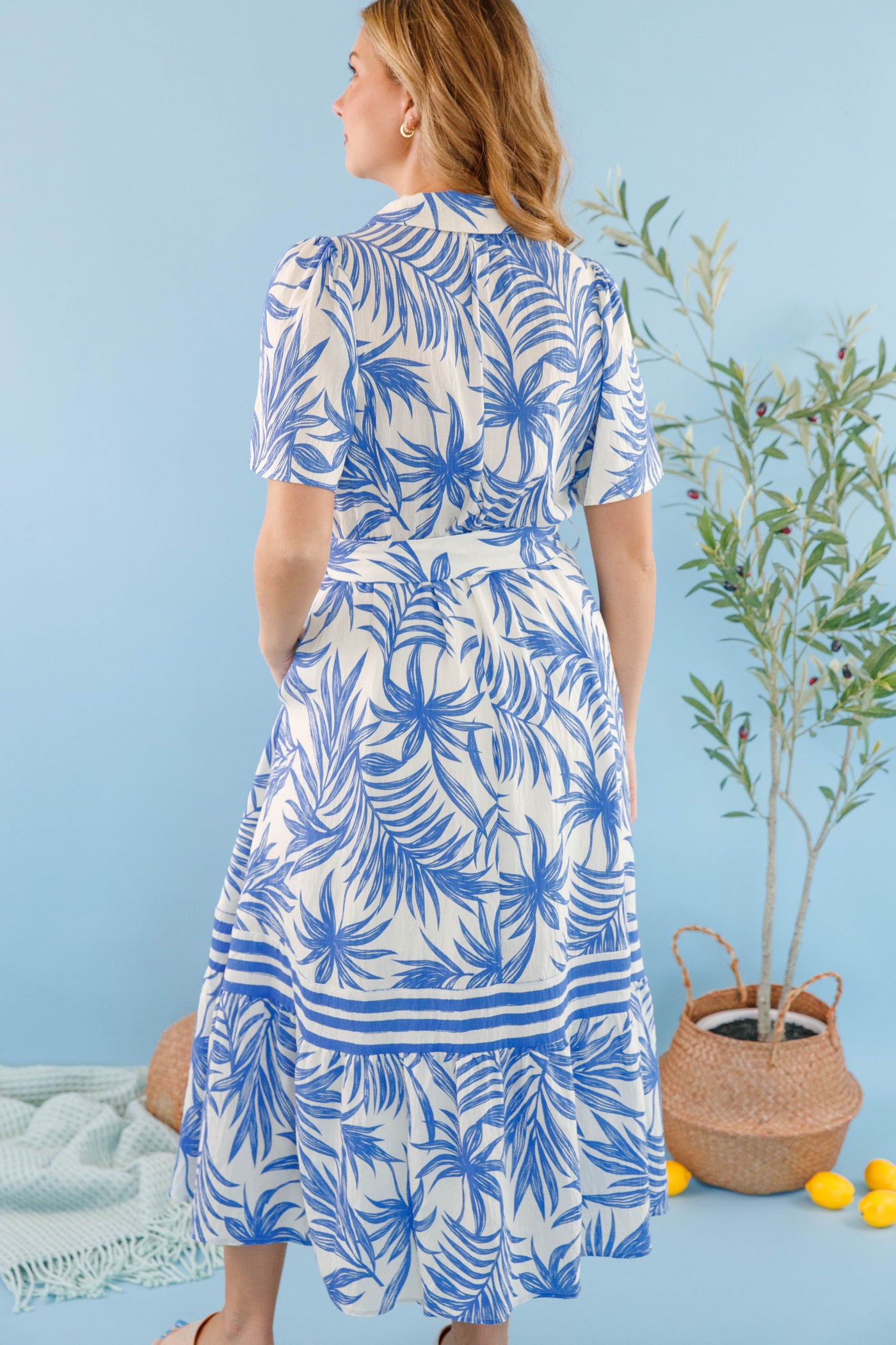 Tropical Travels Midi Dress