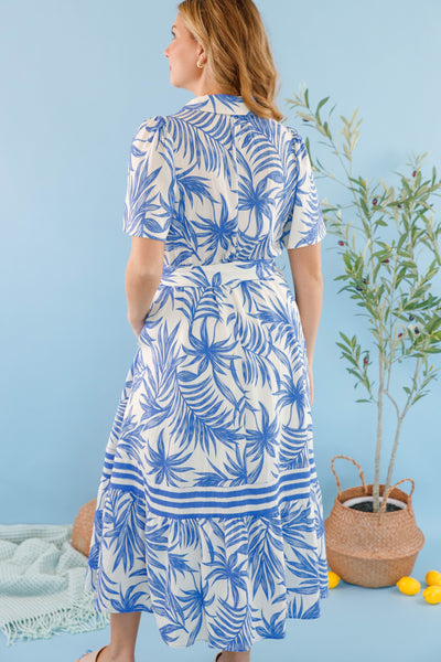Tropical Travels Midi Dress