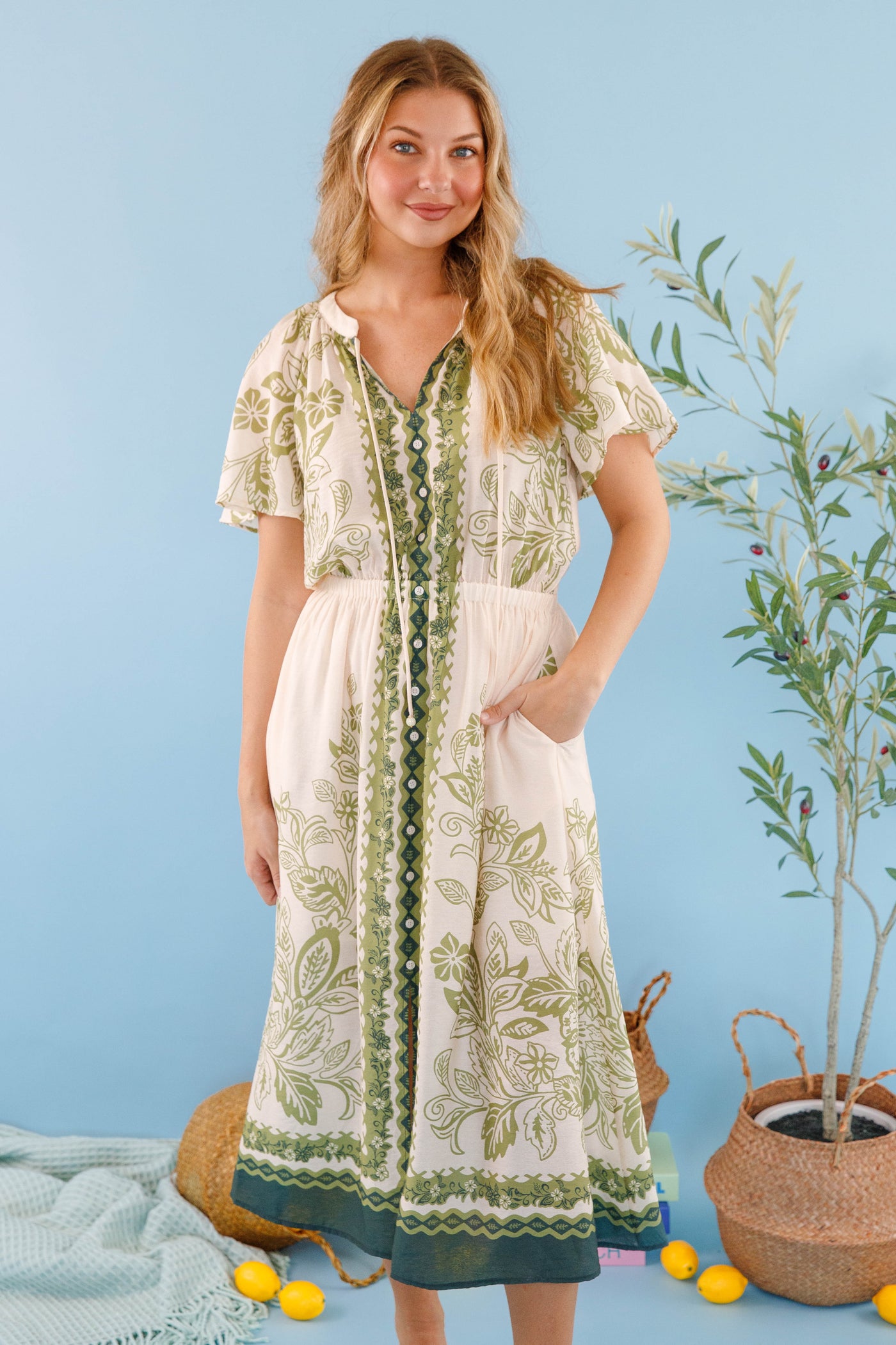 neutral boho dress Lunette Boho Chic Wedding Engagement cotton Dress - One Inclusive Size