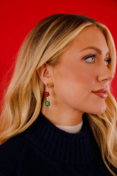 Top it Off Earrings-Multi