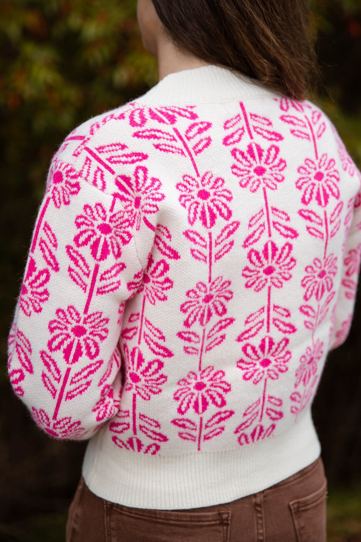 Power in Patience Sweater-Pink