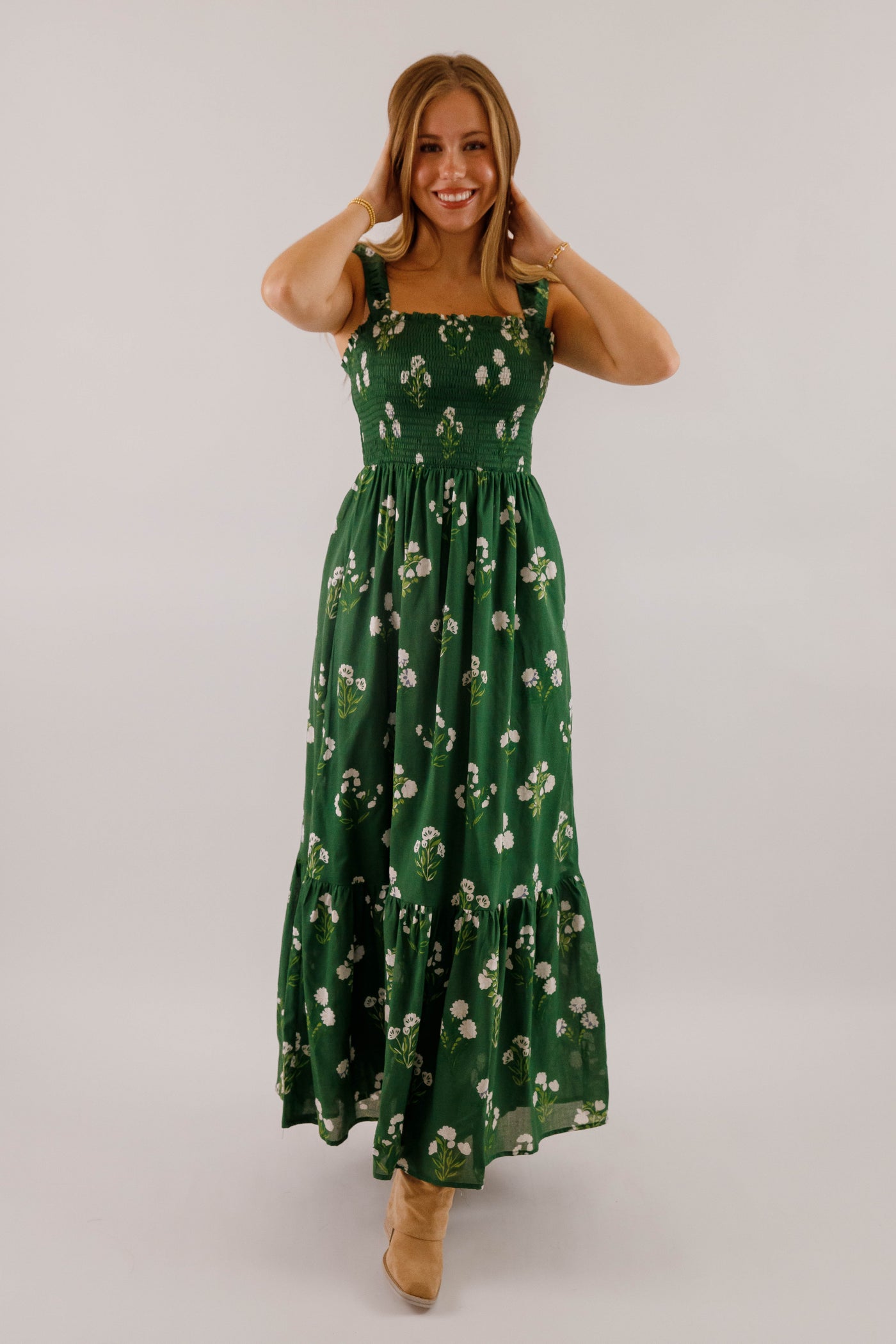 Green Floral Print Maxi- Women's Dresses With Pockets- SugarLips Dress Juliana's Boutique Green Floral Print Maxi- Women's Dresses With Pockets- SugarLips Dress Juliana's Boutique