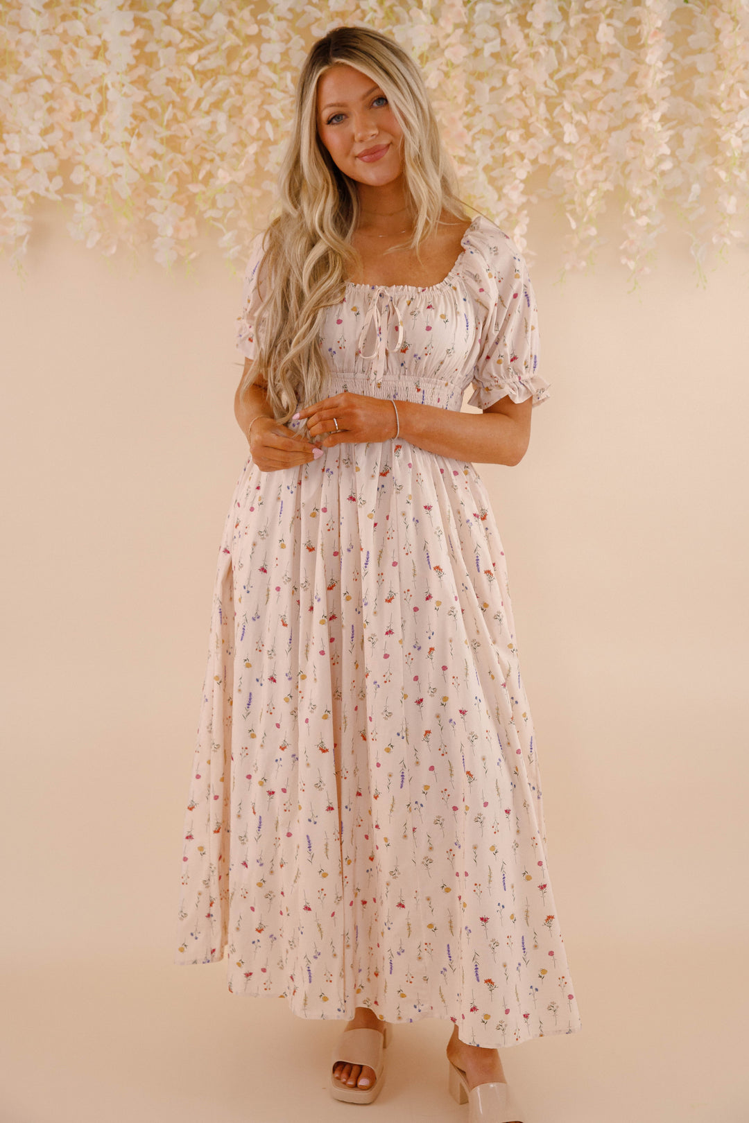 cotton spring dresses Floral Print Cotton Dress- Women's Spring Summer Dresses- Cotton Maxi Dress  – Juliana's Boutique
