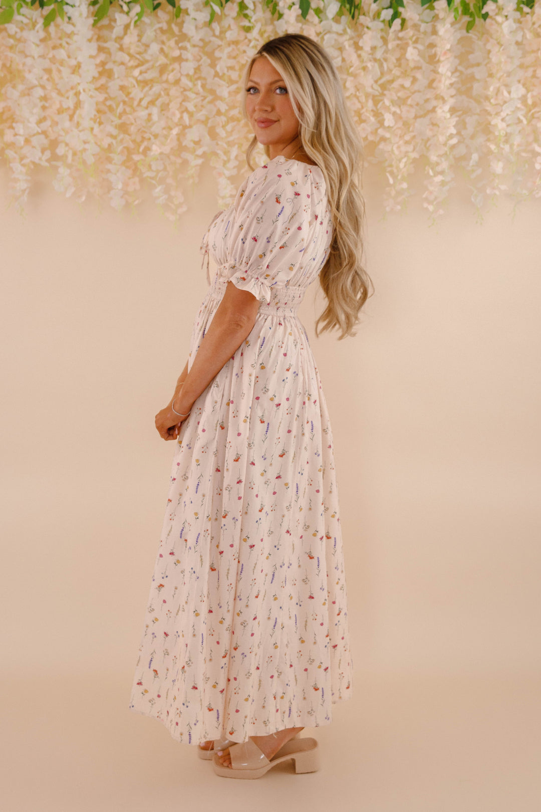 h&m girls dresses Floral Print Cotton Dress- Women's Spring Summer Dresses- Cotton Maxi Dress  – Juliana's Boutique