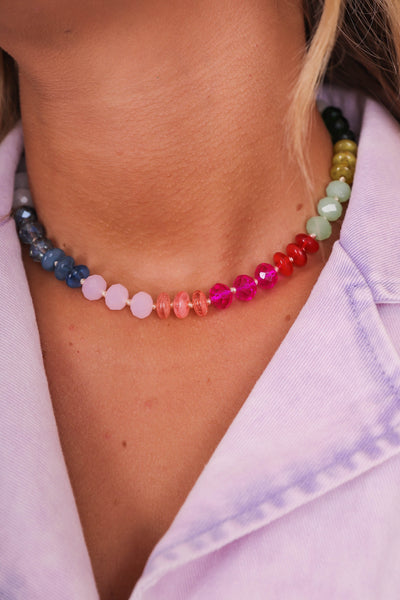 Vibrant Glam Necklace-Summer Mix