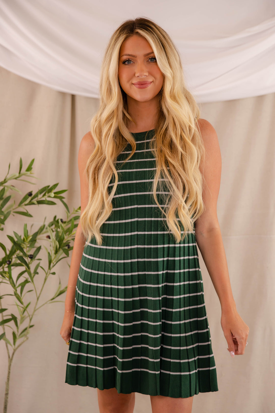 Striped Knit Mini Dress- Women's Sweater Dress- Green Sweater Dress- Wishlist Dress Juliana's Boutique Striped Knit Mini Dress- Women's Sweater Dress- Green Sweater Dress- Wishlist Dress Juliana's Boutique