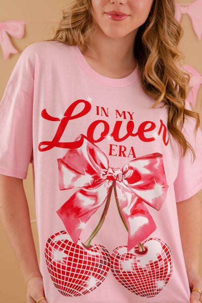 Lover Era Tee- Pink Lover T-Shirt- Swiftie Lover Era Tee