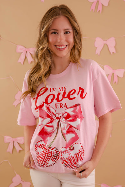 Lover Era Tee- Pink Lover T-Shirt- Swiftie Lover Era Tee