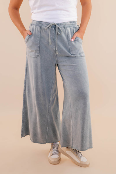 I Know A Place Pants-Grey