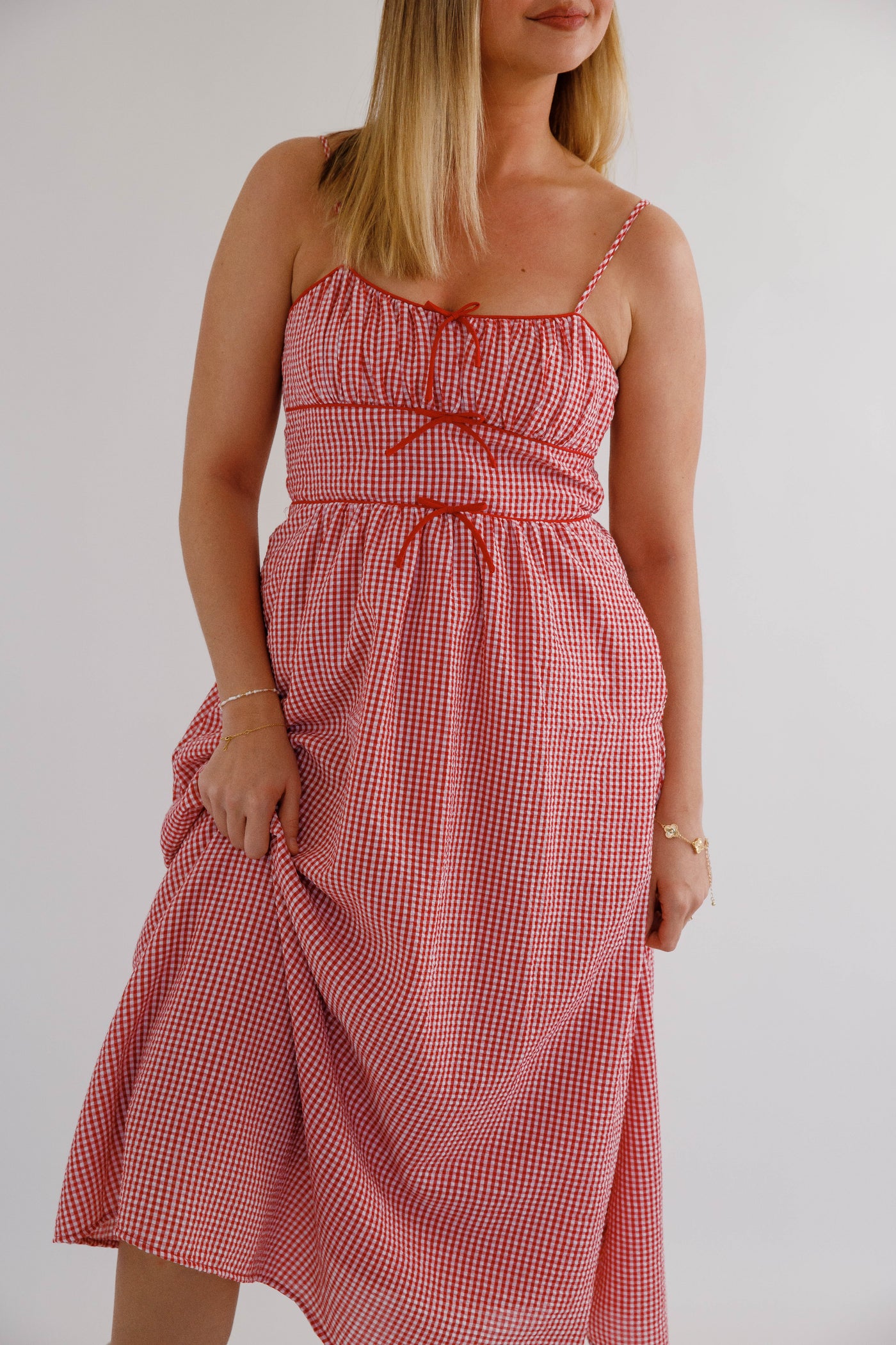 women's red gingham dress Check Maxi for Women  Summer 2026 Love this look ASTR the Label | Alice