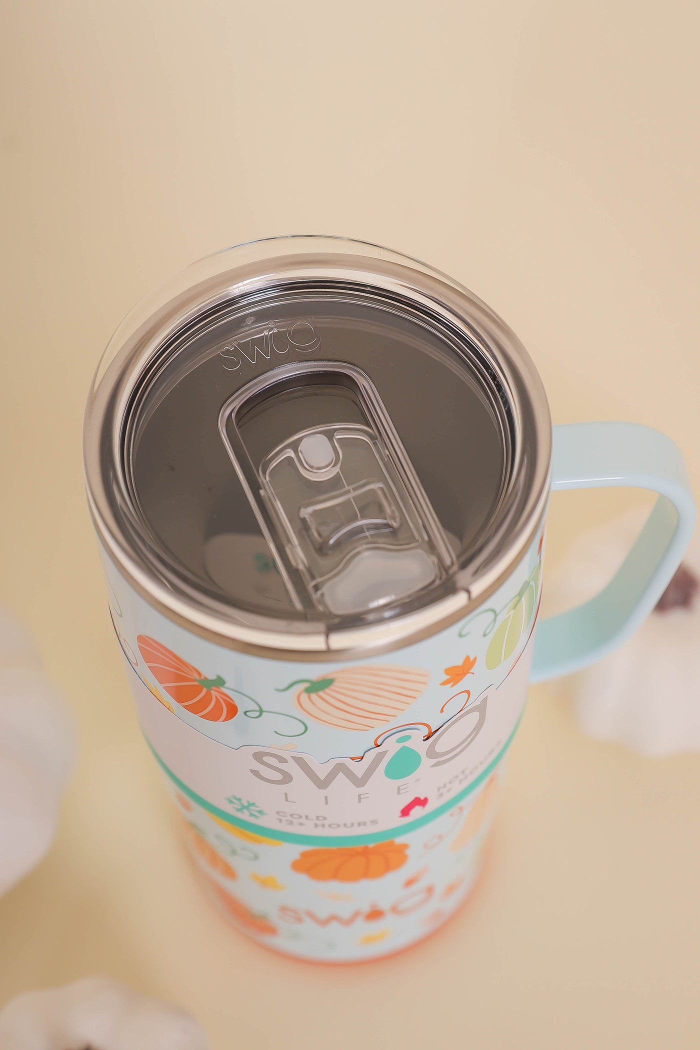 SWIG Pumpkin Spice Travel Mug- Cute Pumpkin Travel Mug- Fall Travel Mug