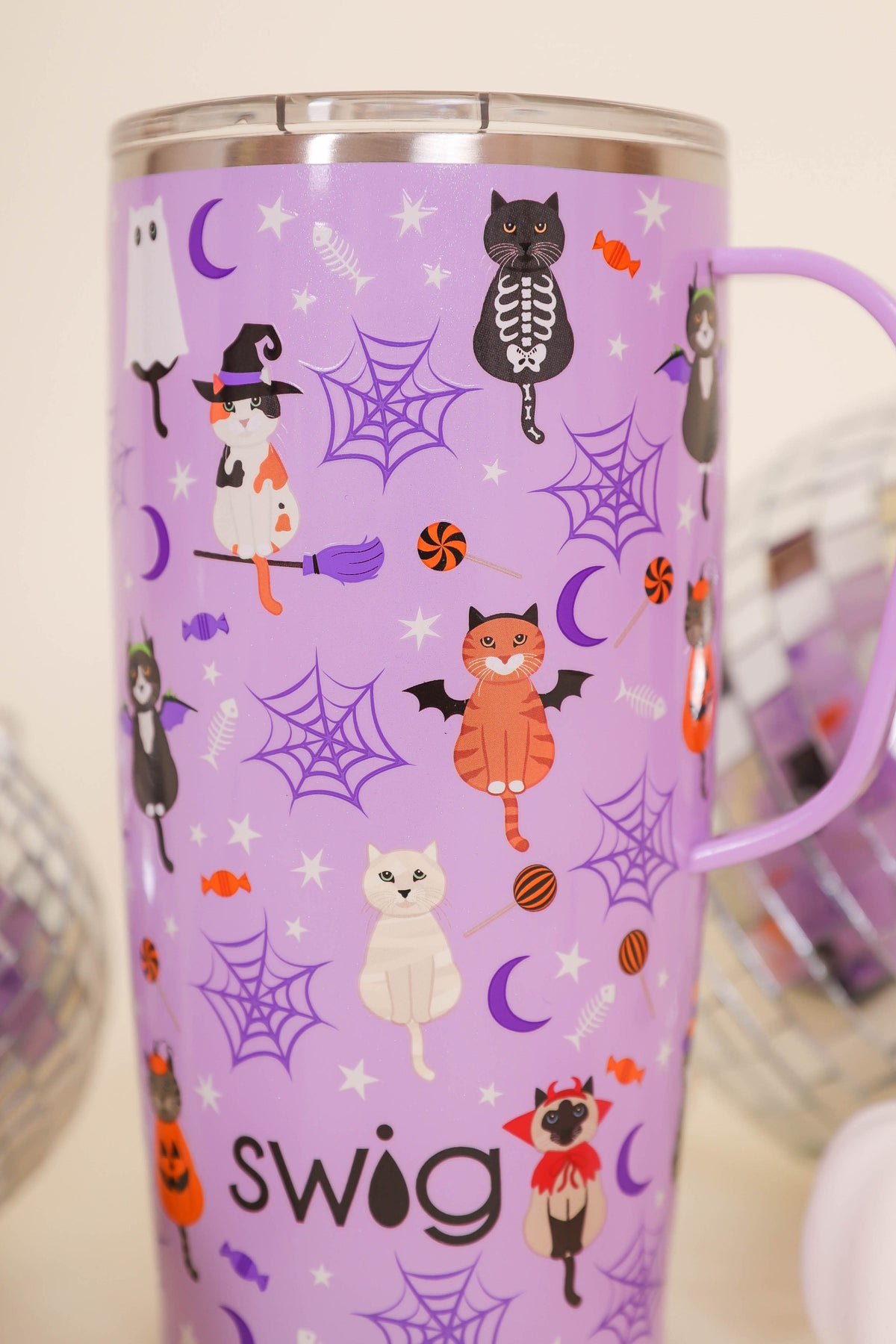 Swig Halloween 32oz Tumbler Scaredy Cat