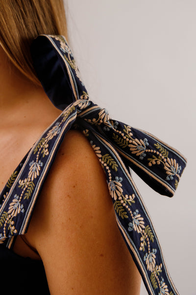 A Feeling of Gratitude Maxi Dress-Navy