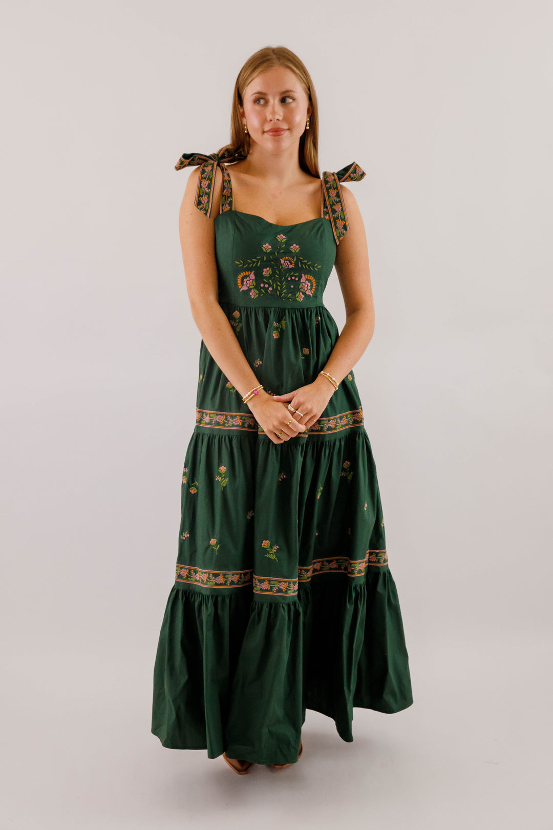 hunter green maxi dress Evelyn Maxi Dress Hunter Green / M
