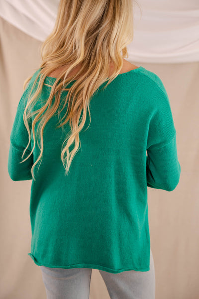 Champagne Please Knit Sweater- Women's Champagne Pullover