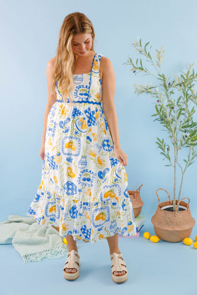 Over For Lunch Midi Dress