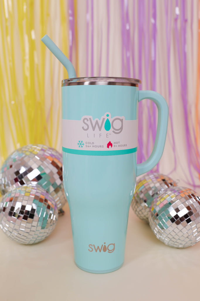 SWIG 40oz Mega Mug- Hot Pink 40oz Cup With Handle- Stanley Dupe Cup –  Juliana's Boutique