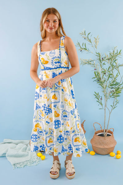 Over For Lunch Midi Dress