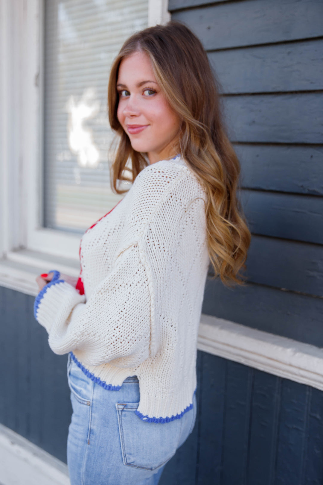 Preppy Coastal Sweater- Knitted Lobster Sweater- Eesome Lobster