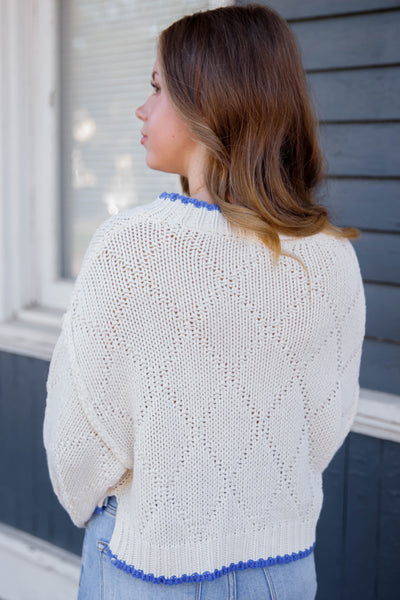 Preppy Coastal Sweater- Knitted Lobster Sweater- Eesome Lobster Sweater