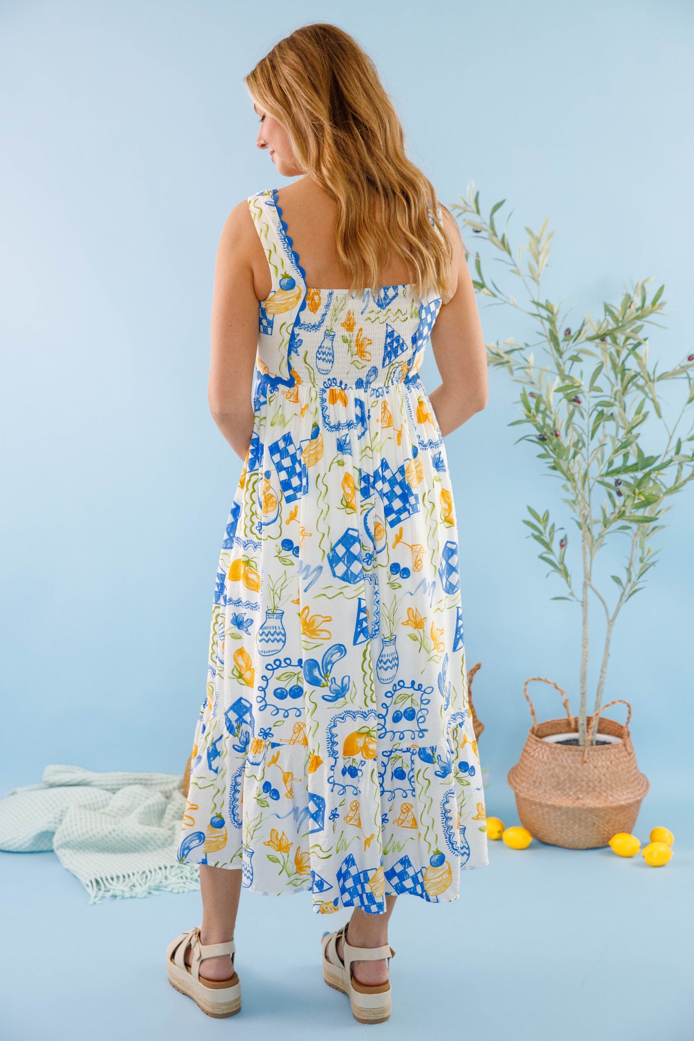 Over For Lunch Midi Dress