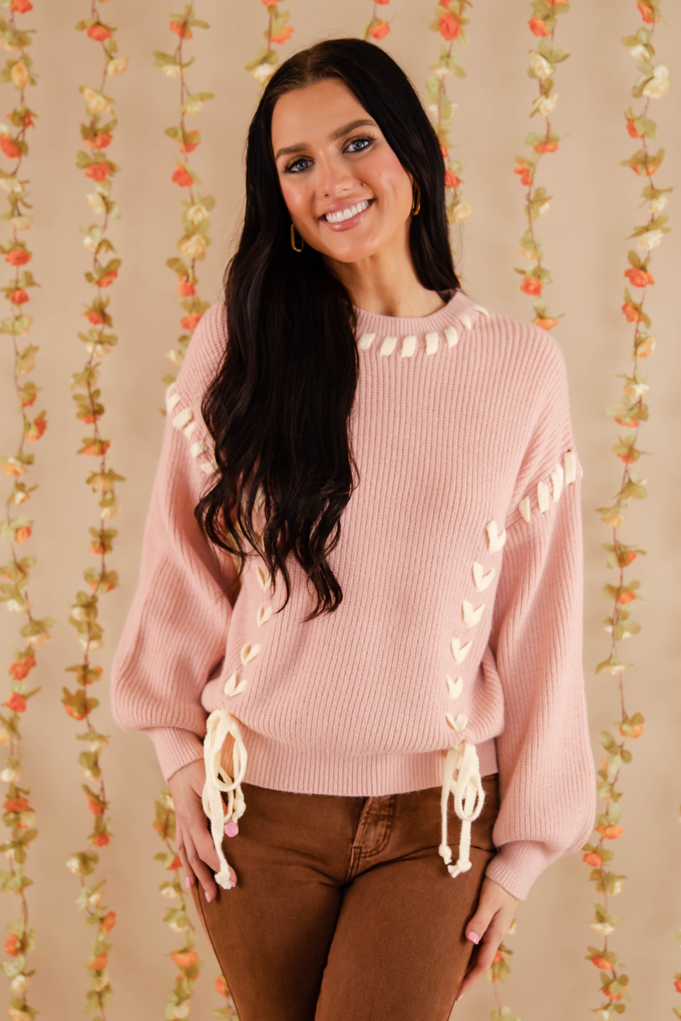 Moment In Time Sweater-Blush