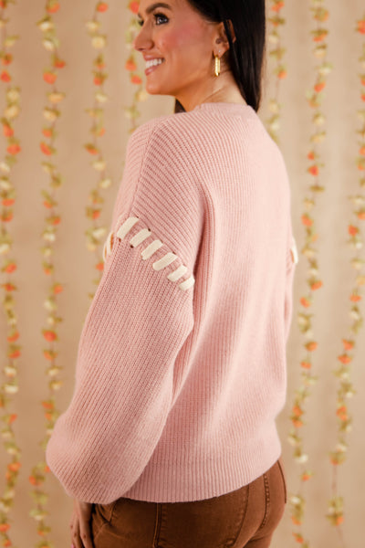 Moment In Time Sweater-Blush