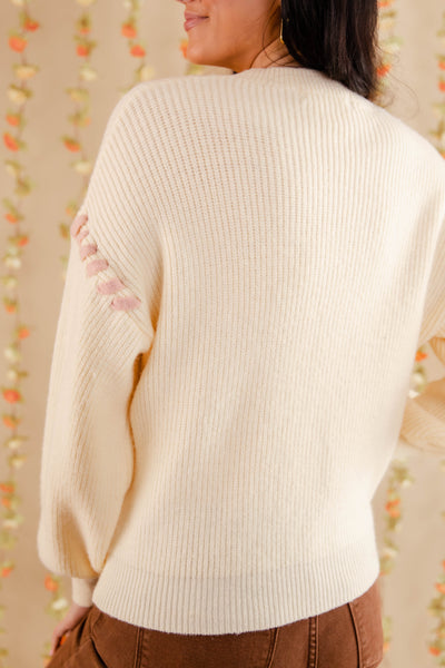 Moment In Time Sweater-Ivory