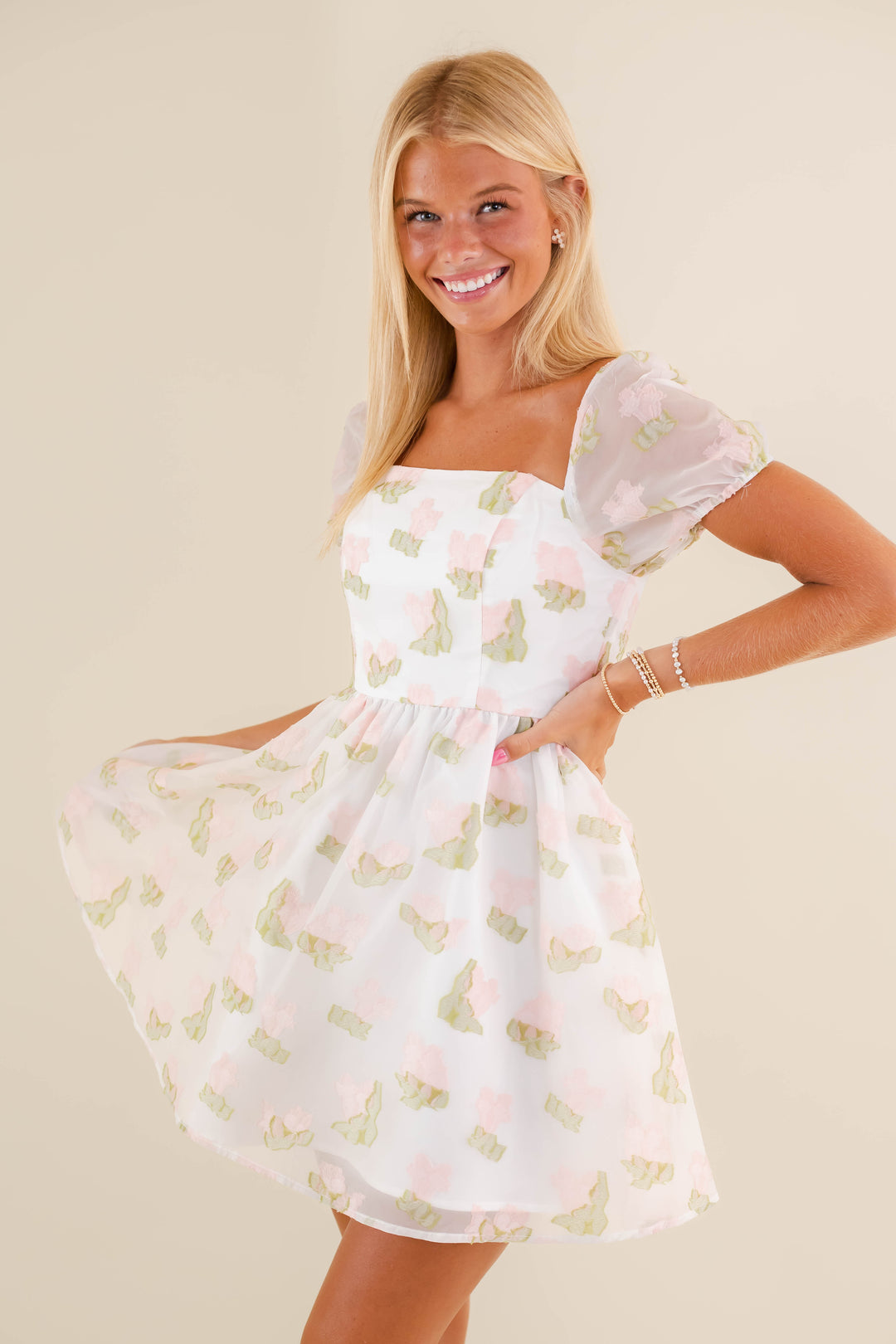 Babydoll Chiffon Floral Dress- Women's Pink Flower Dress- Women's Bridal Dresses Large Babydoll Chiffon Floral Dress- Women's Pink Flower Dress- Women's Bridal Dresses Large