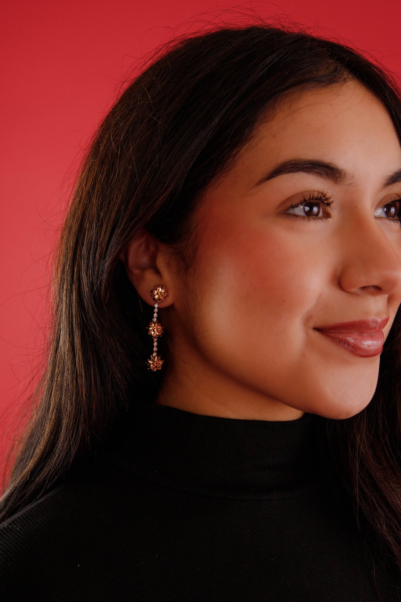 Top it Off Earrings-Gold