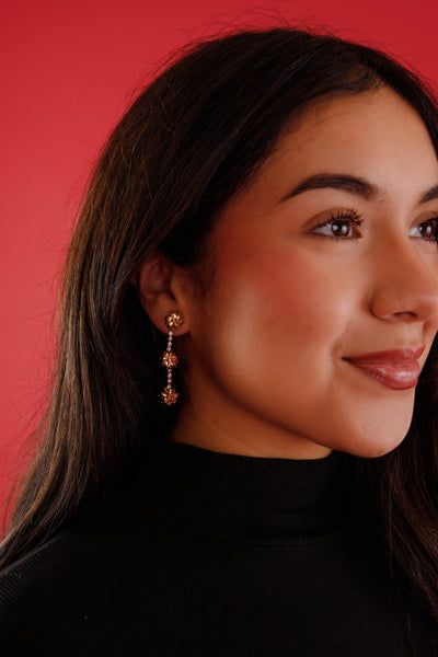 Top it Off Earrings-Gold