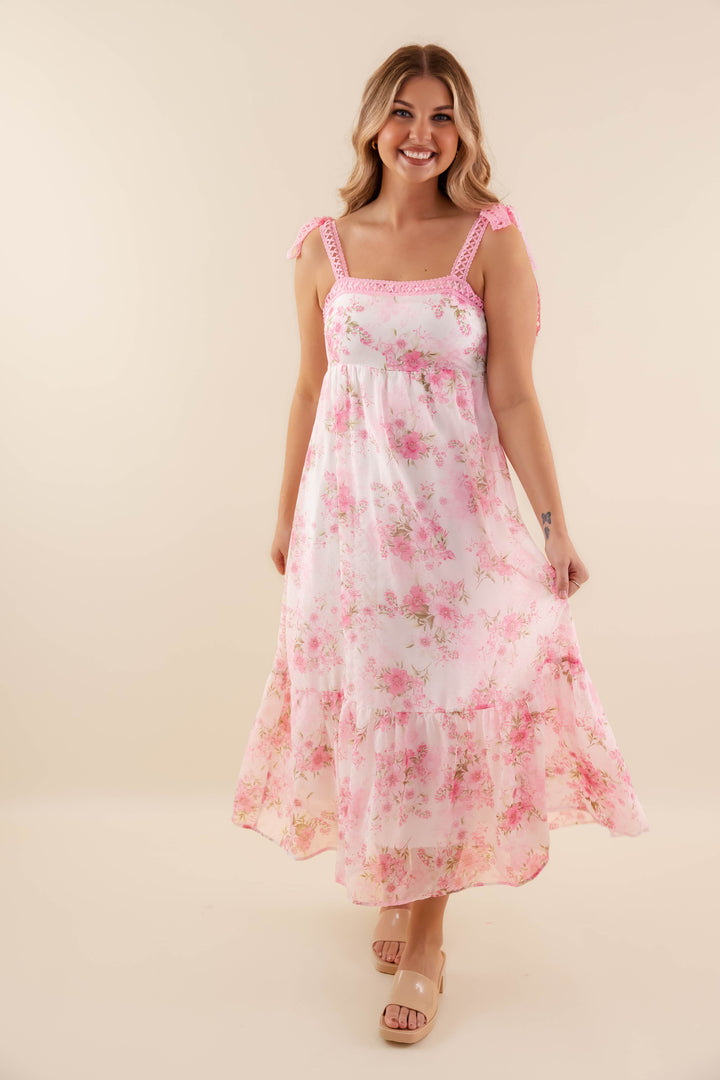 knee length dresses for ladies Pinch Me Midi Dress – Frenzy main image 1