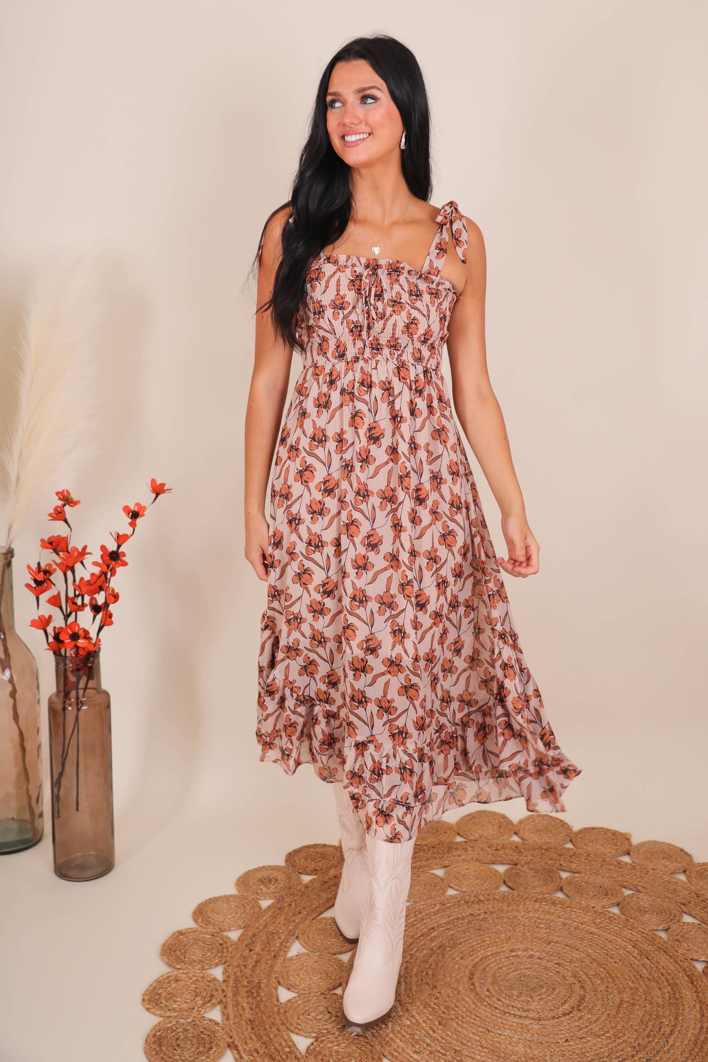 Women's Printed Maxi Dress- Beautiful Print Maxi Dress- Women's Nice Long Dresses