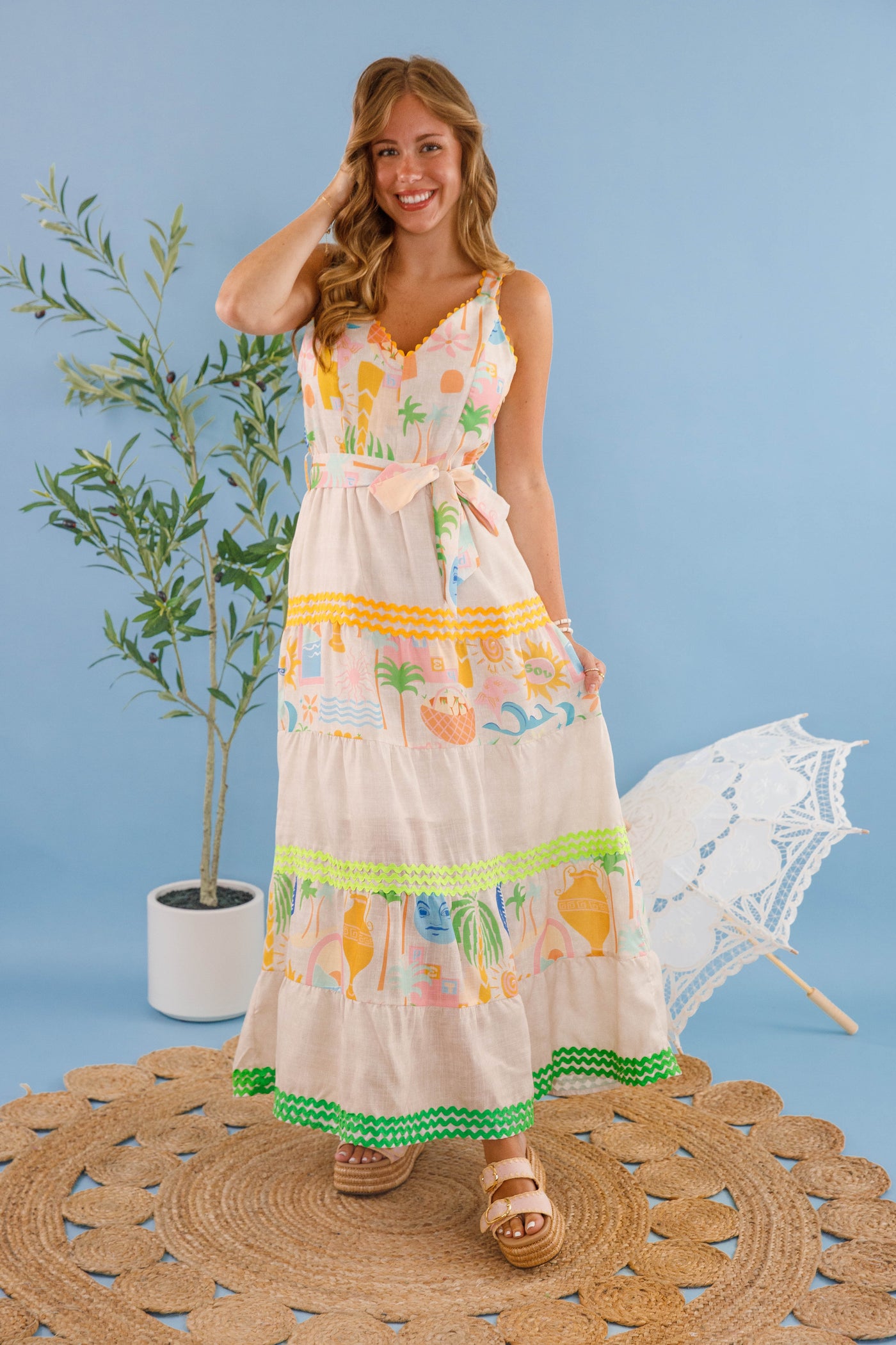 On My Radar Maxi Dress